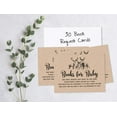 thumbnail image 3 of Inkdotpot 30Deer Jungle Animals Baby Shower Rustic Book Request Cards Bring A Book Instead Of A Card Baby Shower Invitations Inserts Games, 3 of 6