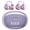 Purple, variant on Cshidworld Open Ear Earbuds,Bluetooth 6.0 Wireless Headphones with Digital Display,Adaptive Noise Cancelling, IPX7 Waterproof with 70H Playtime,Light Weight,Clip On Earbuds for Running/Workout,Purple