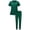 A01-Army Green, variant on QATAINLAV Scrubs Suit Set for Women Stretchy V Neck Short Sleeve Top and Straight Leg Joggers Pants 2 Piece Sets Medical Scrubs Nursing Uniform Army Green,L