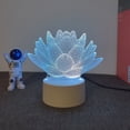 thumbnail image 4 of Base LED 3D Base Exhibición Tablero Acrílico (blanco 7 Colores), 4 of 6