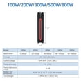 thumbnail image 6 of XZKING Aquarium Heater, Quartz Fish Tank Heater with LED Digital Display Thermostat Controller for 5-160 Gallon Freshwater Saltwater Tank(100w), 6 of 8