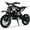 Black, variant on SAY YEAH Dirt Bike,49cc Youth Dirt Bike with Front/Rear Disc Brakes & Shock Suspension,25MPH Off-Road Motor-cycle for Outdoors,180lbs load capacity