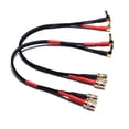 thumbnail image 1 of Extensión de cable de altavoz WJSTN 12AWG con ángulo recto Banana, 1 of 5