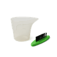 thumbnail image 2 of idee Portable Handheld Garment Steamer with Fabric Brush & Lint Remover, Green, 2 of 7