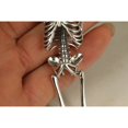 thumbnail image 6 of 925 solid Silver Hand Carved Skull Statue Pendant, 6 of 11