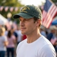 thumbnail image 3 of 250th Anniversary Cap Vintage Washed Embroidered USMC Hat 250 Years of Honor Adjustable Patriotic Baseball Cap, 3 of 5