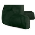thumbnail image 6 of Husband Pillow Aspen Ramona Green, Reading Pillow Bed Rest Chair, Two-Sided Reversible Fabric, Large Lounge Cushion Adult Backrest with Arms, Comfy Back Support for Sit Sitting Up, Wash/ Remove Cover, 6 of 9