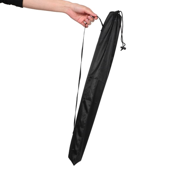 TABLZONE Trekking Pole Bag Nylon Portable Black Rectangular Storage 1Pcs