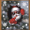 thumbnail image 4 of Matoen12 2025 Christmas Window Sticker Santa Claus Snowman Snow Window Sticker, 4 of 6