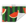 thumbnail image 3 of XMXY Woven Placemats Set of 6 PCS, Watermelon Fruit Green Background Table Mats Washable Heat Resistant Placemats, 3 of 6