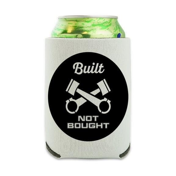 Built Not Bought Can Cooler - Drink Sleeve Hugger Collapsible Insulator - Beverage Insulated Holder