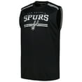 thumbnail image 2 of Men's Fanatics Black San Antonio Spurs Big & Tall Birdseye Muscle Tank Top, 2 of 3