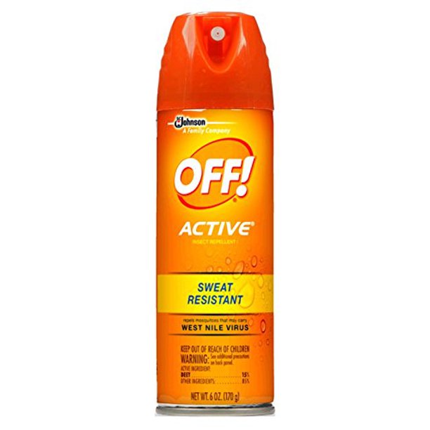 5 Pack OFF! Active Insect Repellent Sweat Resistant 6oz Each Walmart