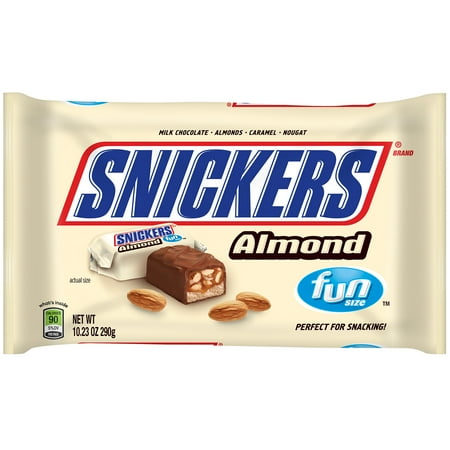 snickers almond oz candy chocolate fun