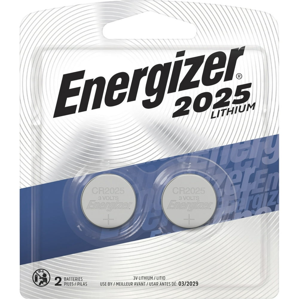 Energizer 2025 Batteries (2 Pack), 3V Lithium Coin Batteries Walmart