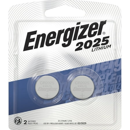 UPC 039800066107 product image for Energizer 2025 Batteries (2 Pack)  3V Lithium Coin Batteries | upcitemdb.com