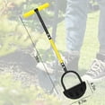 Half Moon Manual Edger Lawn Tool with Steel Long Handle(with Soft Cushion)