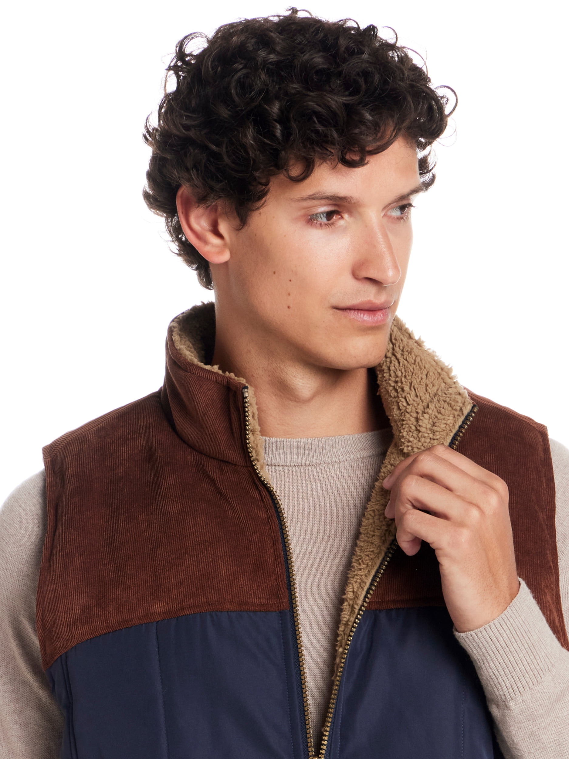Frontier Threads Men's Mixed Media Corduroy Vest