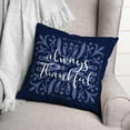 thumbnail image 3 of Creative Products Always Be Thankful 18 x 18 Spun Poly Pillow, 3 of 3
