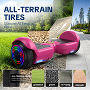 Mosta Electric Hoverboard with New Version Bluetooth Hover Board, Chrome and Design Color Self-Balance Electric Scooter