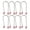 16pc C, variant on 8pcs Hot Curler Clips Replacement Kit Hot Roller Clips For Heated Rollers Fits Most Sized Rollers Curlers (1¼")