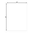 thumbnail image 2 of Off White Pebble 22x30 Uncut Art Mat Board - No Opening - 1 Mat, 2 of 7