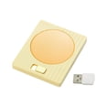 thumbnail image 1 of DOLITY Coffee Warmer for Desk Coaster Multi Use for Hot Chocolate Portable Beverage Cup Yellow, 1 of 9