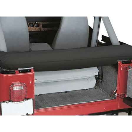 Rampage by RealTruck Soft Top Storage Boot | Vinyl, Black Denim | 600015 | Compatible with 1997 - 2006 Jeep Wrangler TJ