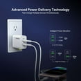 thumbnail image 6 of Esoulk 35W Dual Port USB-C, GaN Technology, Mini Compact, Super Fast Charging Wall Charger for Ulefone Armor 26 Ultra - White, 6 of 9