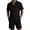 Black clothing sets for men, variant on Jessboyy Mens Outfits 2 Piece Sets Trendy Glitter Short Sleeve Button Down Shirts and Shorts Going Out Sets Casual Party Summer Vacation Outfits Black,L