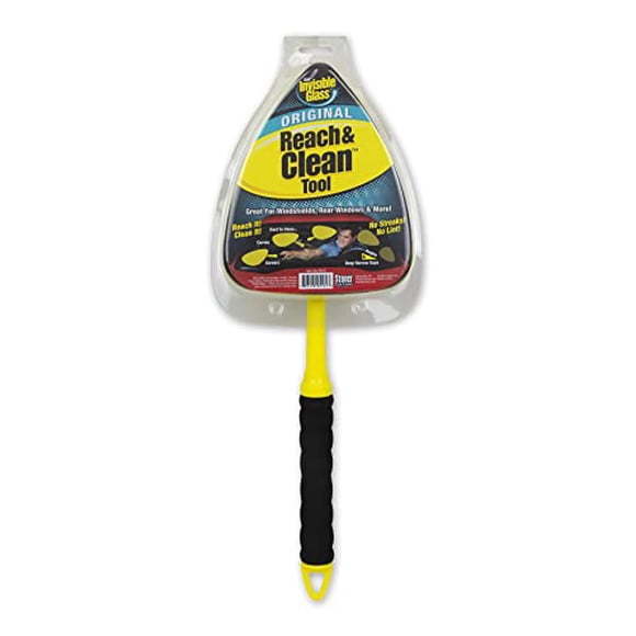 Invisible Glass 95161 Reach and Clean Tool 1-Piece Window Wand Glass Cleaning Tool for Windshields Invisible Glass Cleaner for Auto Glass Clean and Reach Tool for Hard-to-Reach Places