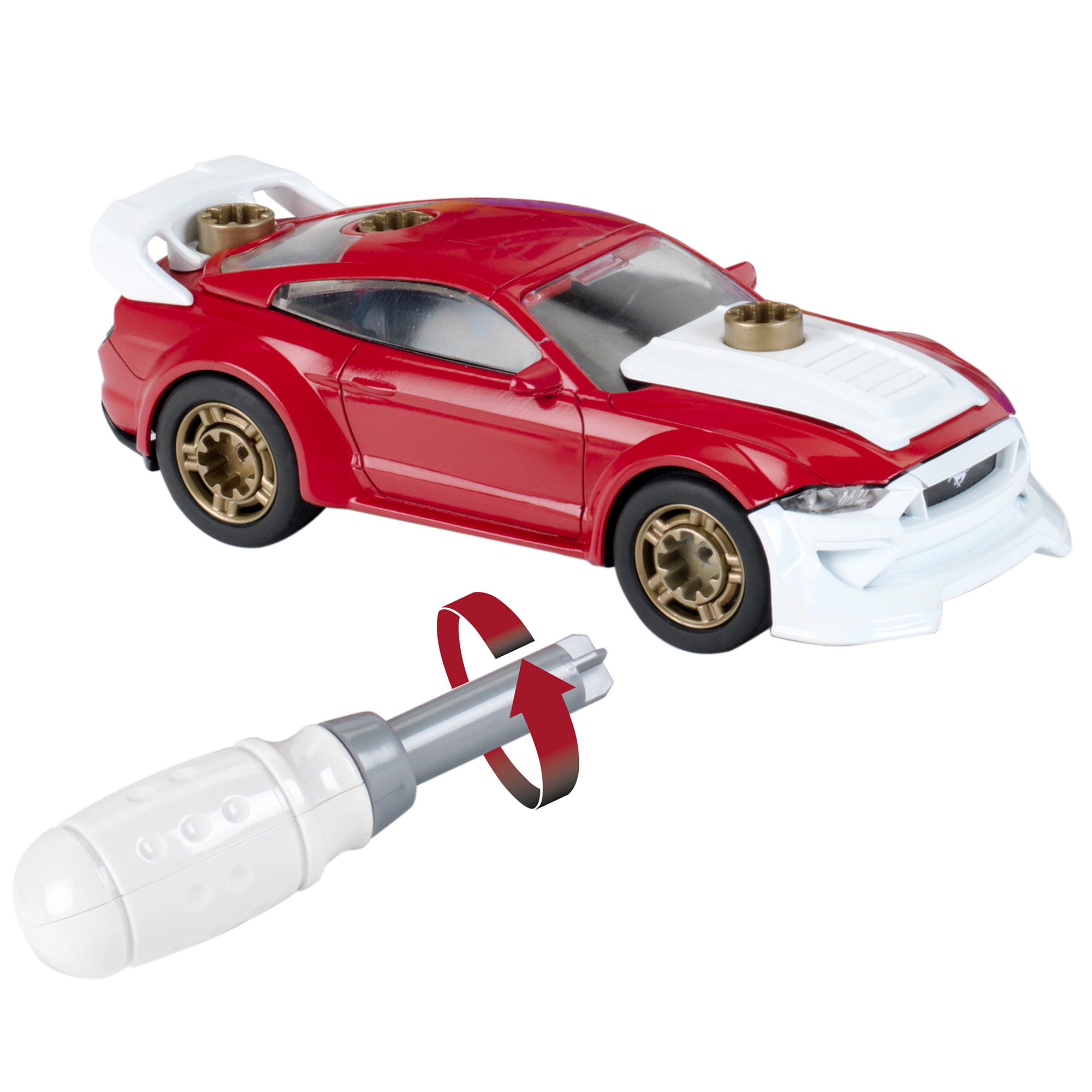 Ford: Service Station With 2019 Ford Mustang - Theo Klein, Garage & Car Can Be Dismantled, Play Workshop Including Lifting Platform & Car Wash, Officially Licensed, Kids Pretend Play, Children 3+