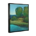 thumbnail image 3 of Stupell Industries Vivid River Forest Scenery Painting Jet Black Floating Framed Canvas Print Wall Art, Design by Stacy D'Aguiar, 3 of 6