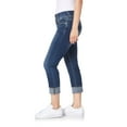 thumbnail image 3 of WallFlower Women's Luscious Curvy 23.5'' Crop Mid-Rise Bling Insta Stretch Juniors (Available in Plus Sizes), 3 of 7