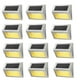 thumbnail image 1 of Lámparas solares de pared para exteriores, impermeables, IP65, 12 unidades 12 piezas, 1 of 7