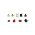 thumbnail image 4 of Lot de 20 mini décorations de Noël Holiday Time incassables, Rouge/Émeraude/Vert clair/Blanc, 4 of 5
