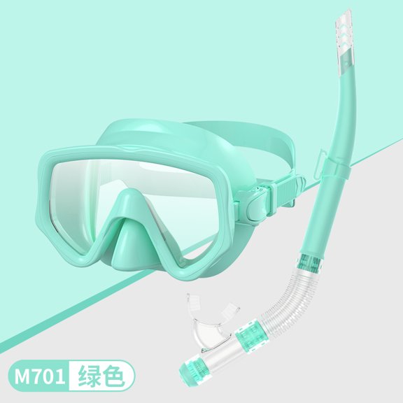 Panliya is beautiful Diving Mask Snorkel Set For Adults Tempered Glass Scuba Professional Panoramic Snorkeling Gear Swimming Training Snorkel Kit