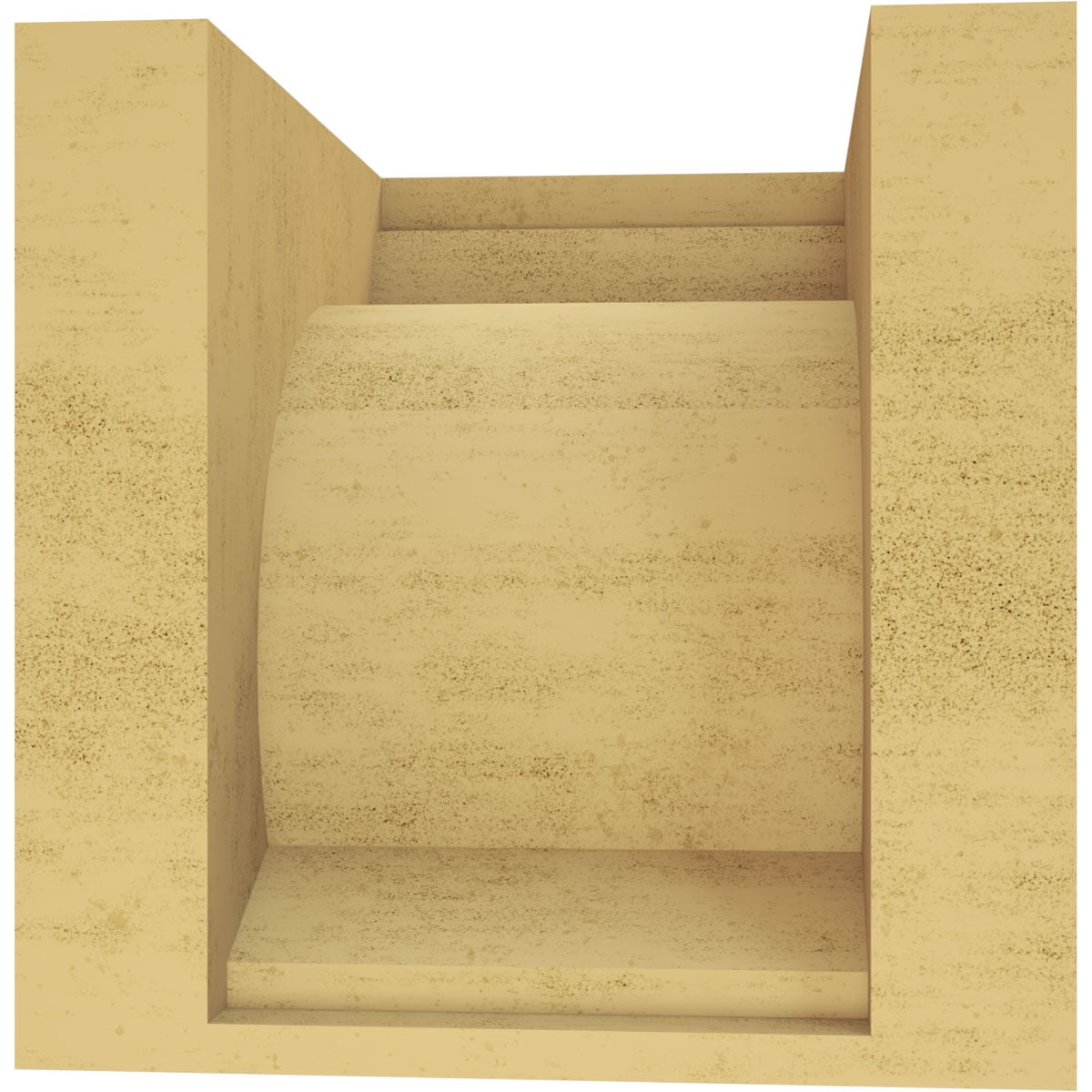 8"W x 8"D x 8"H Wide Emerson Rough Cedar Woodgrain TimberThane Corbel, Primed Tan