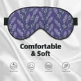 thumbnail image 5 of Uemuo Lavender Flowers Pattern Sleep Eye Mask - Light Blocking Sleep Mask Blocking Out Light Perfectly, Soft and Comfortable Night Eye Mask, Eye Blinder, 5 of 7