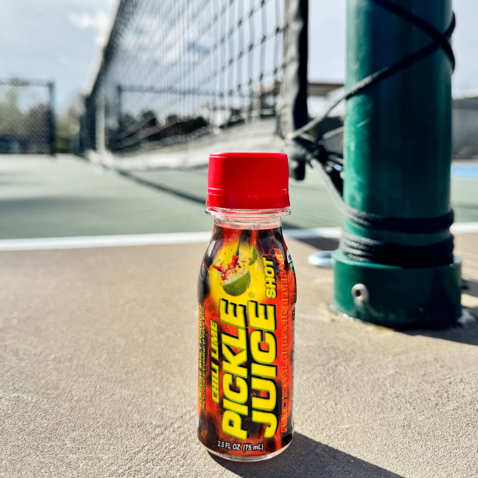 (12 pack) Pickle Juice Shot, 2.5 oz Bottle, Chili Lime, Organic, Extra Spicy, Liquid Muscle Relief, Spicy Medium