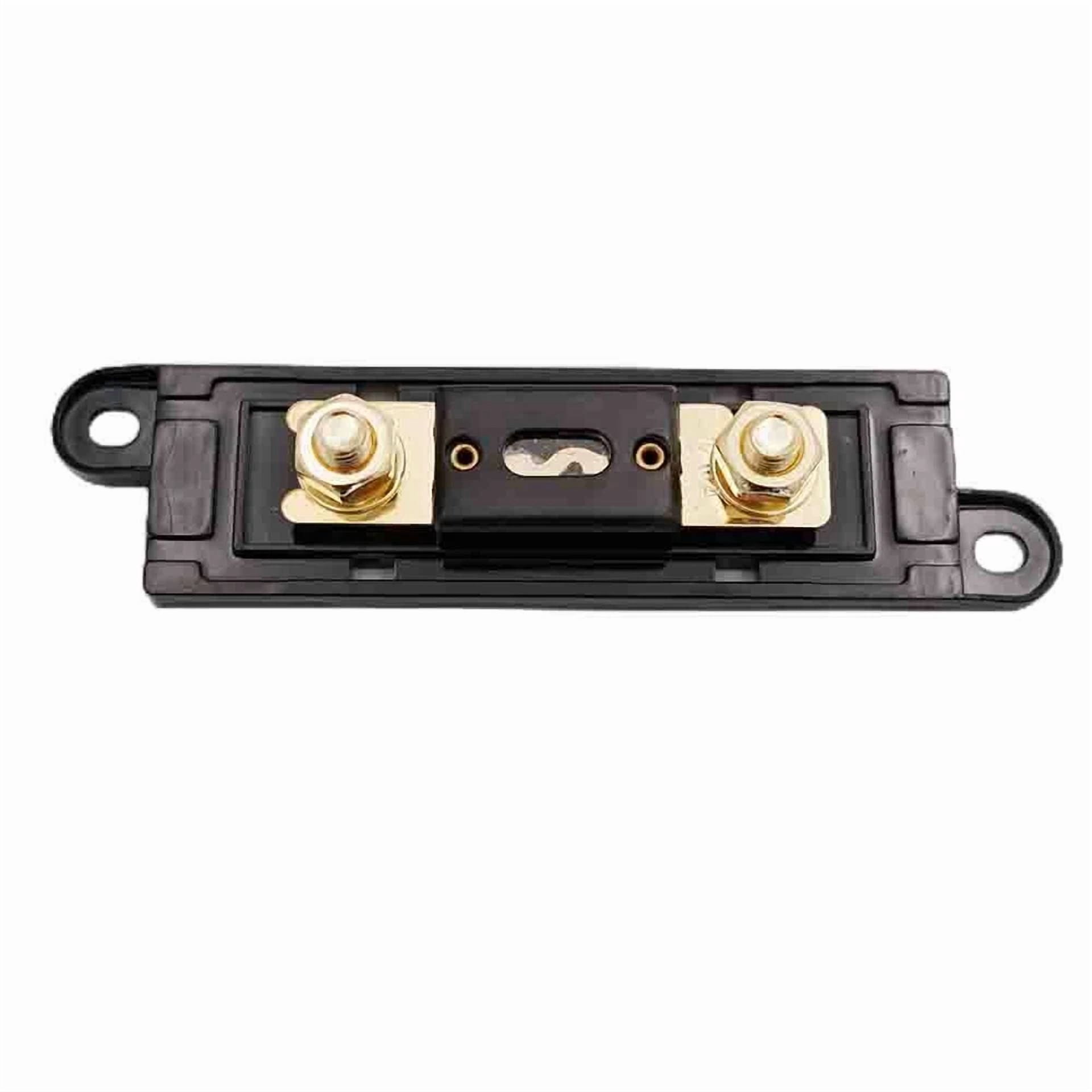 New Car Audio Anl Fuse Holder Inline Fuse Block 0/2/4 Gauge Awg In & Out 60 Amp