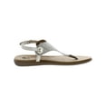 thumbnail image 2 of White Mountain Womens London Metallic Thong Thong Sandals, 2 of 3