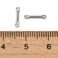 thumbnail image 3 of 100pcs 304 Stainless Steel Connector Charms Bar Links Stainless Steel color 10x2x1mm Hole: 1mm, 3 of 3
