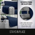 thumbnail image 3 of Original Patent Pending Reversible X-Large Oversized Sofa Protector for Seat Width up to 78 Inch, Furniture Slipcover, 2 Inch Strap, Couch Slip Cover Throw for Dogs, Pets, Sofa, Navy Sand, 3 of 8