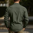 thumbnail image 5 of JTSRKL Mens Ice Silk Long Sleeve Shirts Quick Dry Mesh Back Ventilation Breathable Tees Zip Pockets Loose Fit Tactical Fishing Outdoor Tops, 5 of 9