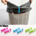 thumbnail image 4 of 4-10 PC bin bag clips Plastic Clip Clamp Holders for Kitchen Garbage Waste Trash, 4 of 4