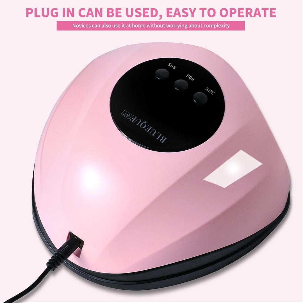 UV Light for Nails, 24LED UV LED Nail Lamp for Gel Polish,Fast Nail Dryer with Automatic Sensor, 3 Timer Setting,Small and Portable, LED Nail Light for Fingernail andToenail gel deunias