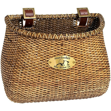 Nantucket Bicycle Basket Co. Gull Lightship Adult Classic Basket, Stained