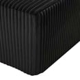 thumbnail image 7 of 102" Modular Sectional Boneless Sofa, L-Shaped Cloud Couch with Right Facing Chaise, No Assembly Corduroy Sleeper Sofa, Plush Deep Seat Modular Couch with Toss Pillows for Living Room, Black, 7 of 7