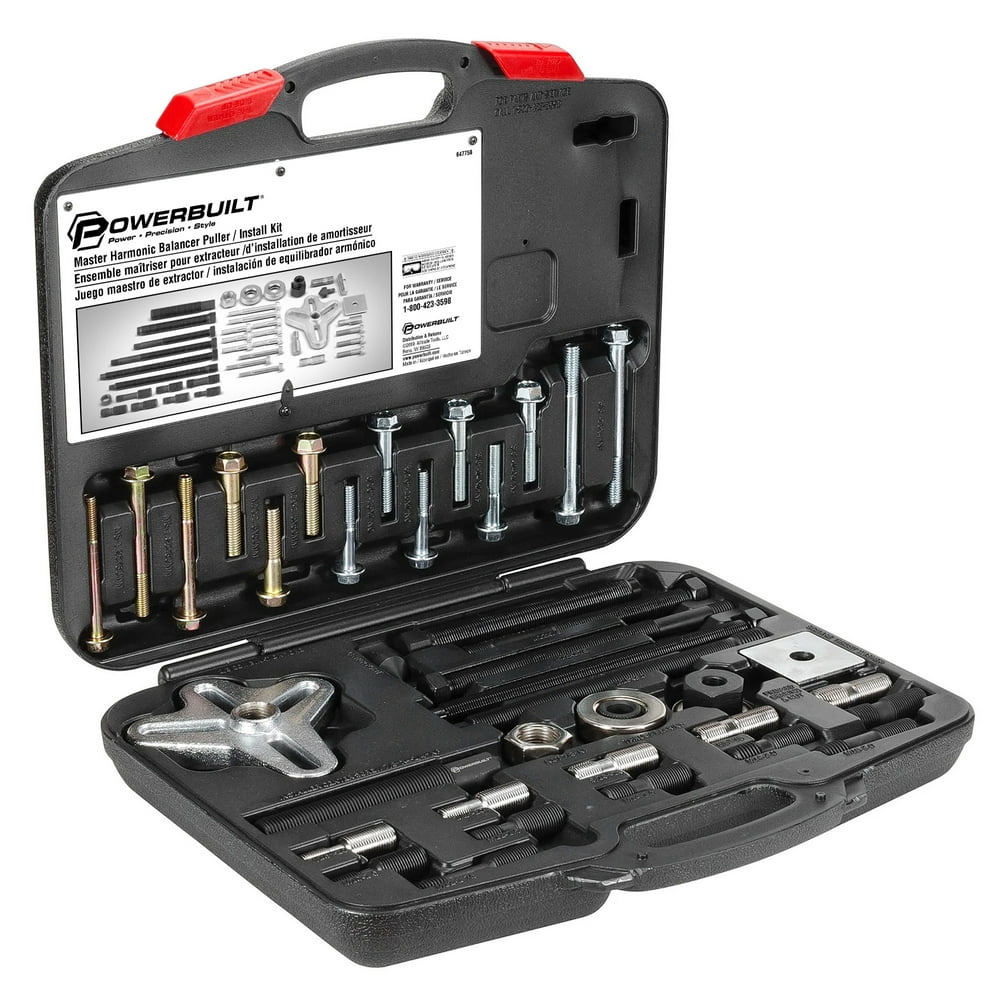 Powerbuilt Master Harmonic Balancer Puller / Pulley Installer Kit
